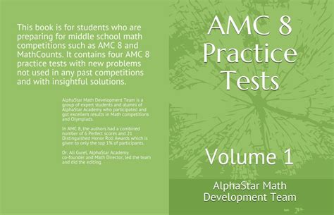This is a twenty-five question multiple choice test. . Amc 8 book pdf